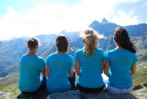 nasze dziewczyny nawysokości 2469 m n.p.m. na Przełęczy Świętego Bernarda. 